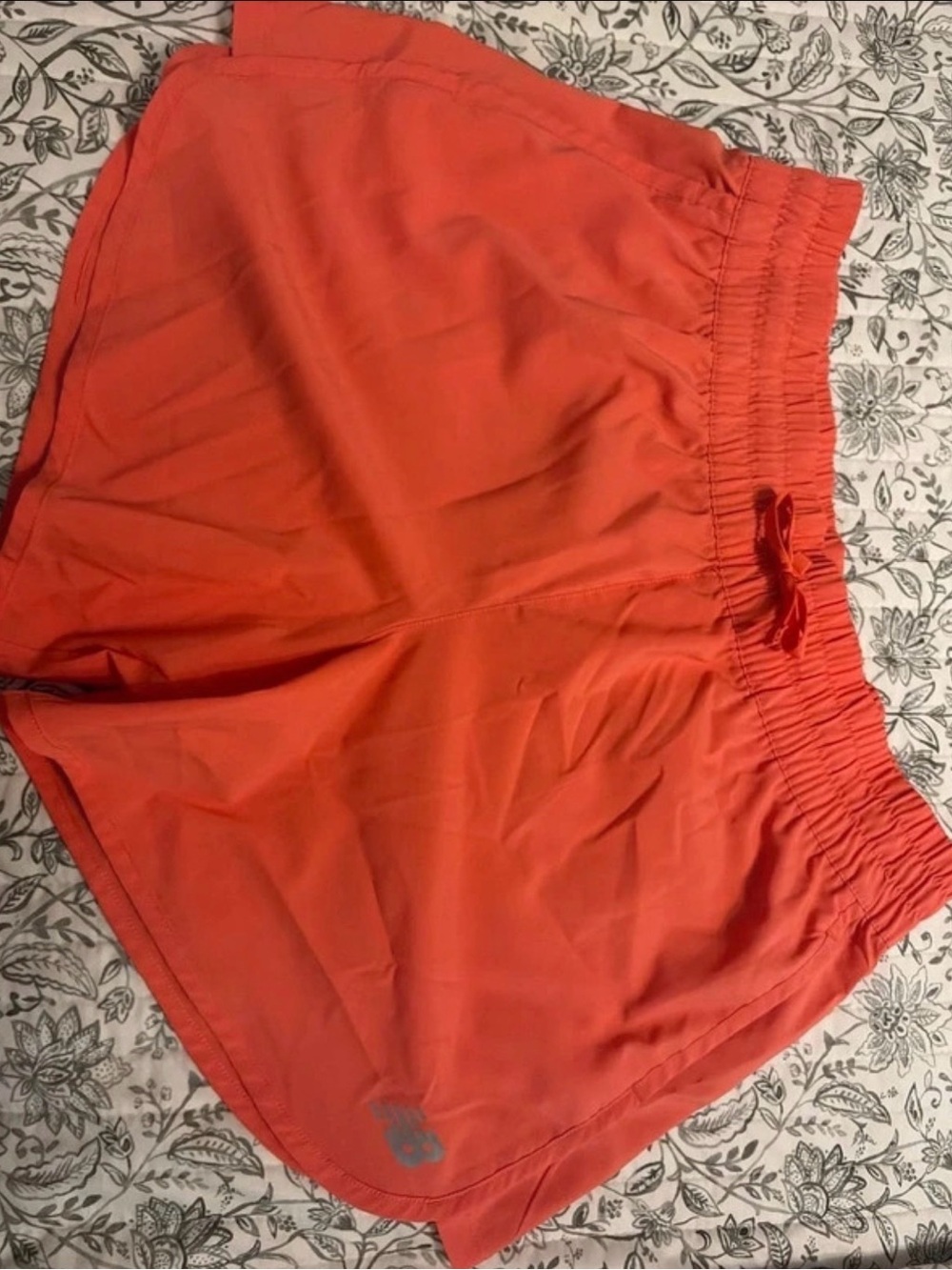New Balance Women's Bright Orange/coral Athletic Running Shorts